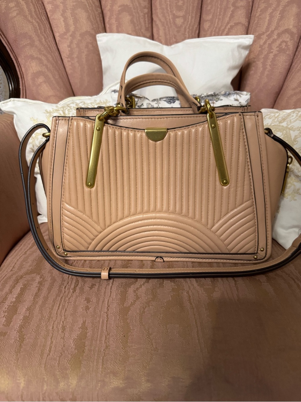Coach Dreamer 27 Satchel in Blush Pink - Picture 2 of 4